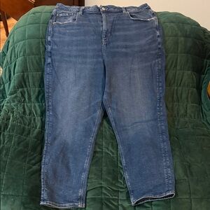 American Eagle Outfitters Blue Ankle Jeans